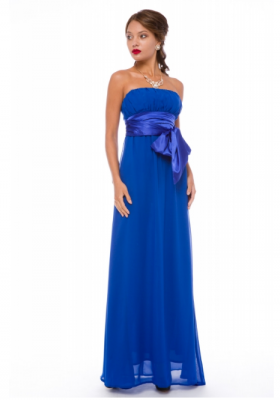Длинное платье в греческом стиле  Leleya Алтея синее