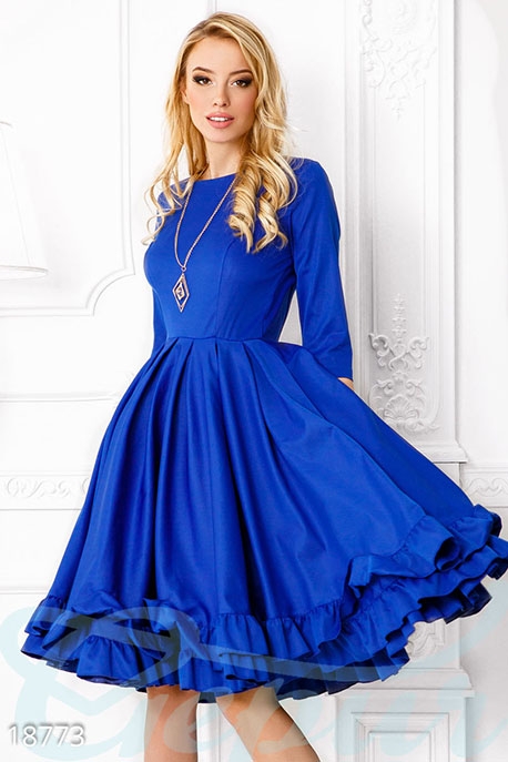 Элегантное пышное платье 18773 - Элегантное пышное платье 18773