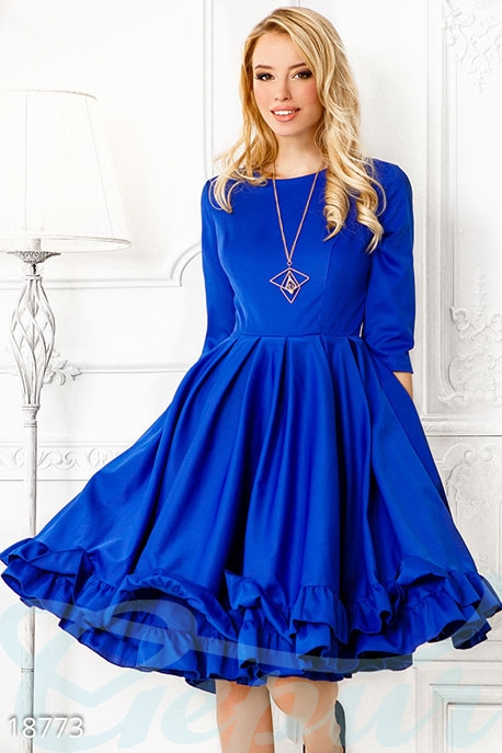 Элегантное пышное платье 18773 - Элегантное пышное платье 18773